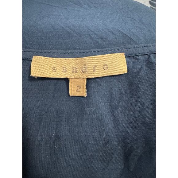 Sandro Paris Sleeveless Tunic Top / Short Dress Size 2 (Small) - Picture 4 of 5